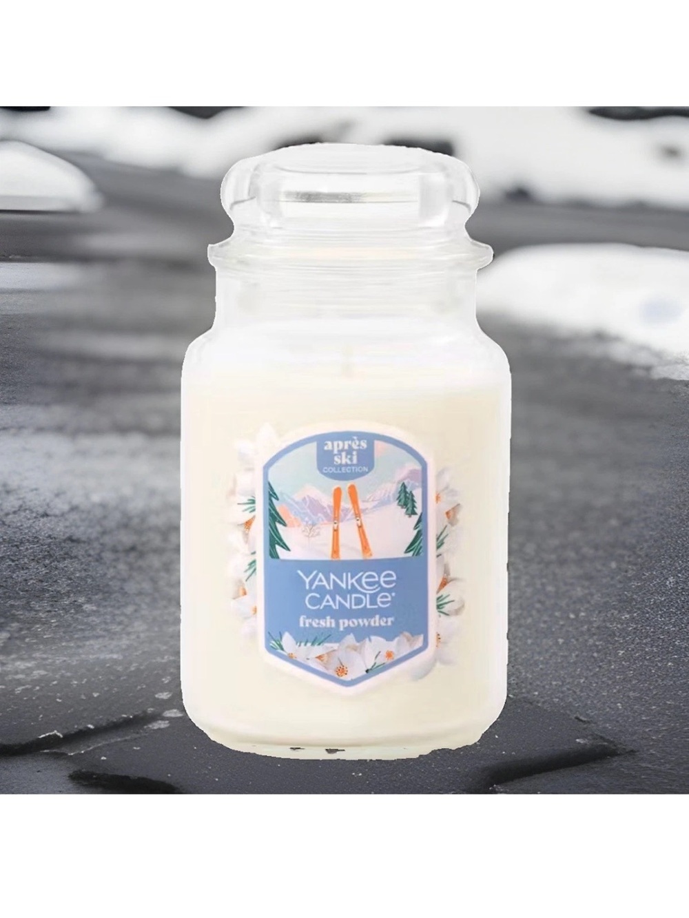 Yankee Candle Large Jar Candle- Fresh Powder  (22 oz)